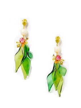 KATE SPADE NEW YORK ♠️ Rooftop Garden Statement Earrings 🌷💐